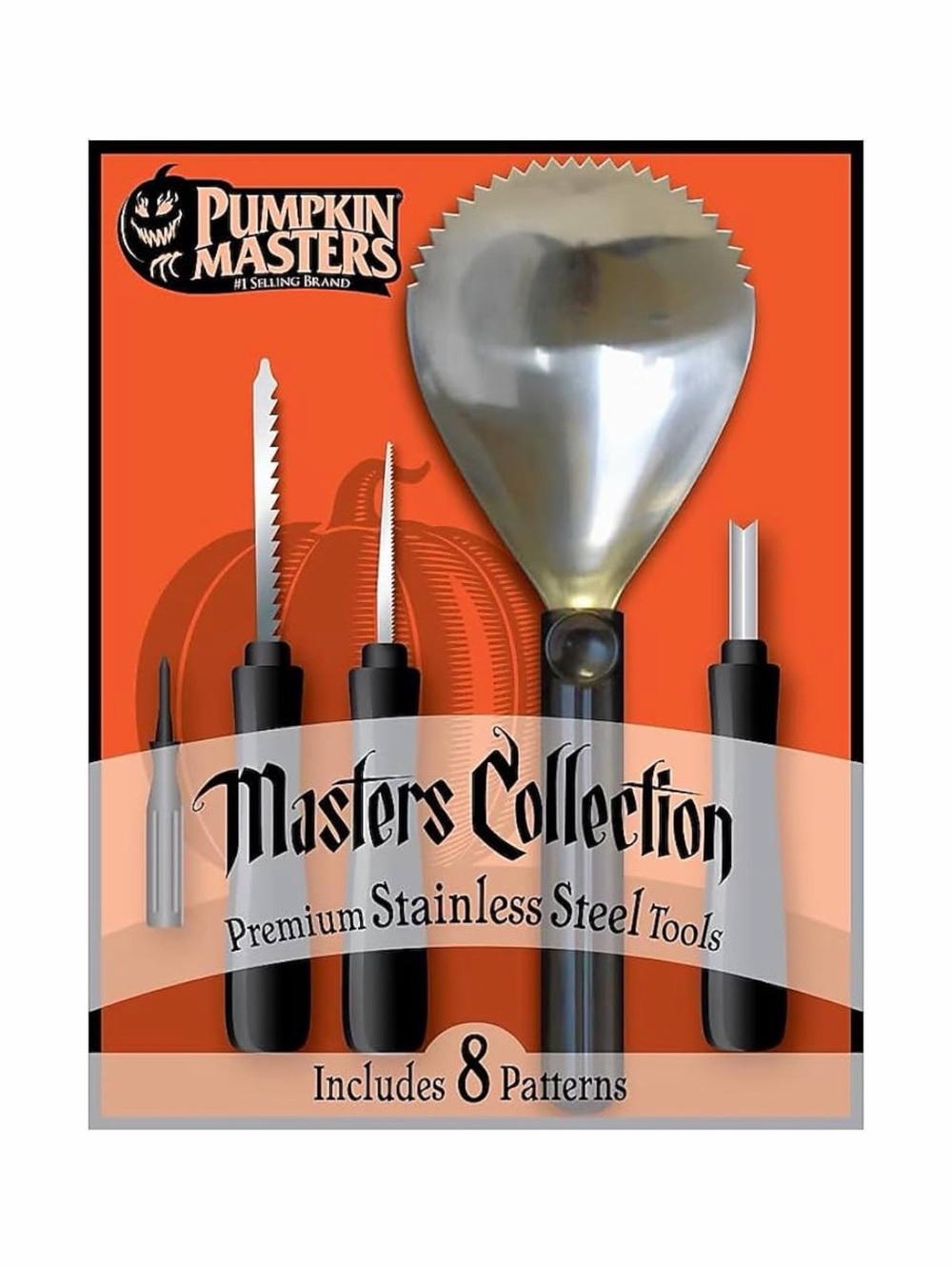 Pumpkin Masters Masters Collection Carving Tool Set - Orange & Silver